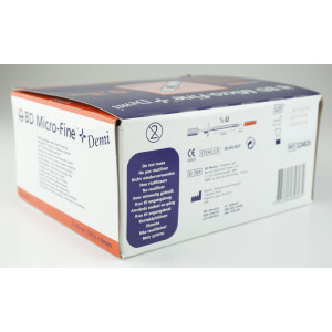 Ansicht BD MICRO FINE+ U100 0.3X8 Verpackung mit 100 St.