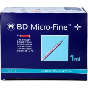 BD MICRO FINE+ U40 12.7, 100X1ml 320801