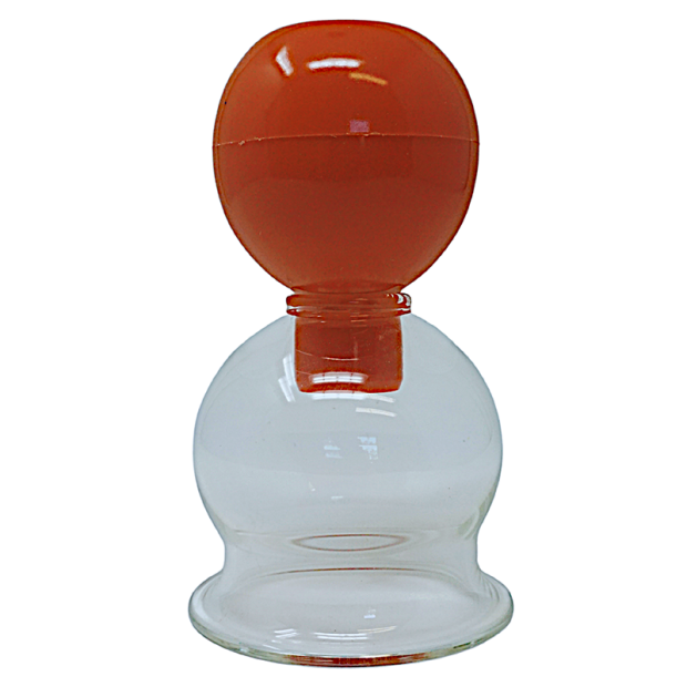 Schröpfglas mit Ventilball