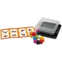 Flex Puzzler MAX Spielverpackung mit bunten Würfeln und Aufgabenbeispielen