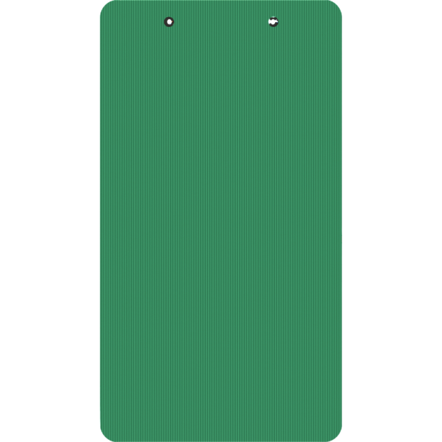 Abbildung 3: Gymnastikmatte grün, mit zwei Aufhängelöchern, Maße 180x100x1,5cm