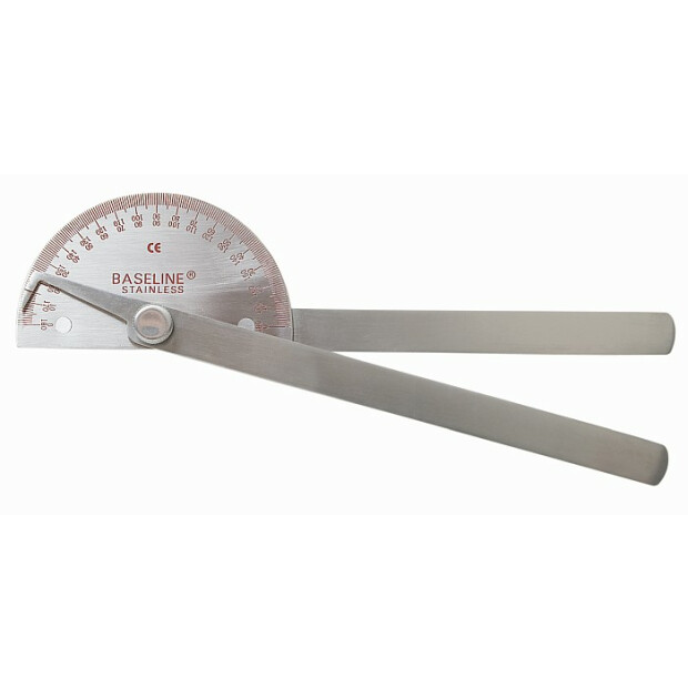 Goniometer aus Edelstahl 20cm 180°