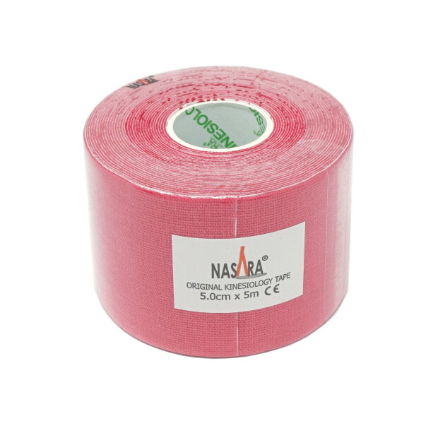 Nasara Kinesiology Tape 5cm x 5m Pink