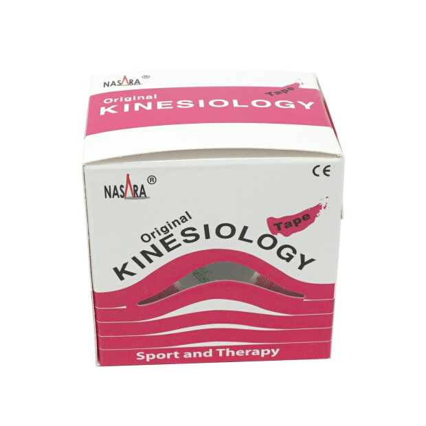 Nasara Kinesiology Tape 5cm x 5m Pink
