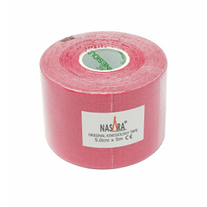 Nasara Kinesiology Tape 5cm x 5m Pink