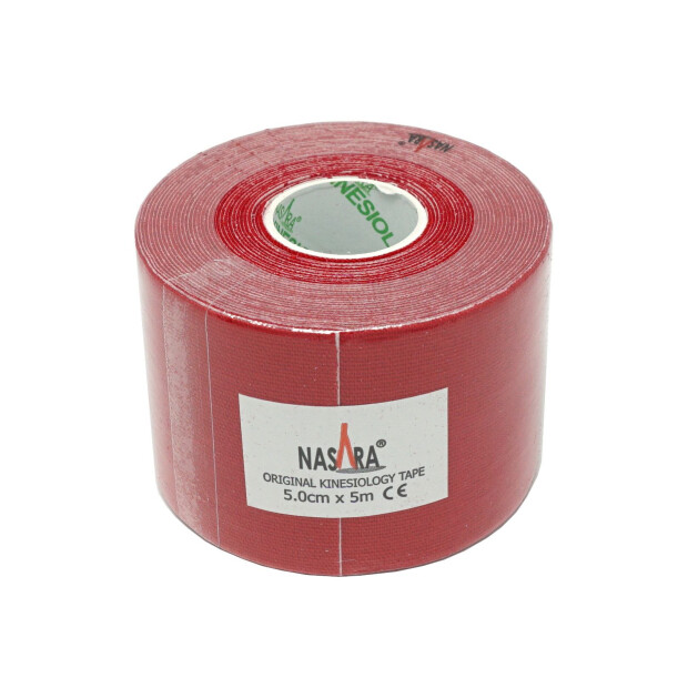 Nasara Kinesiology Tape 5cm x 5m Rot