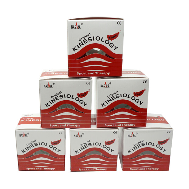 Nasara Kinesiology Tape 5cm x 5m Rot