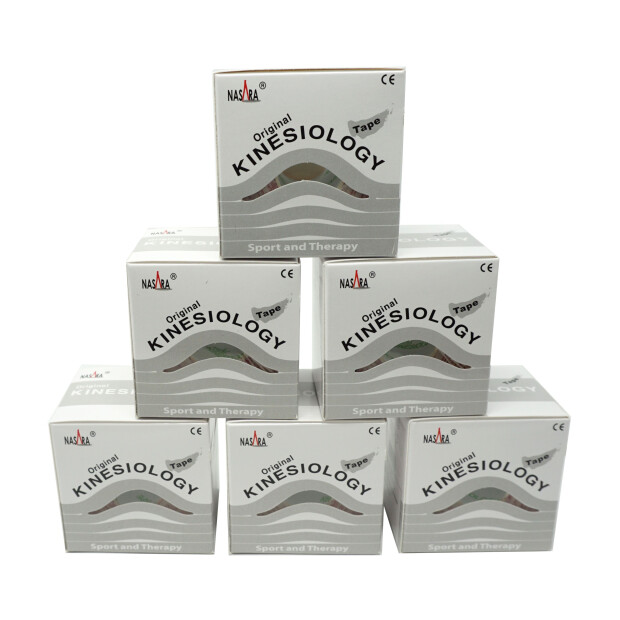 Nasara Kinesiology Tape 5cm x 5m Weiß