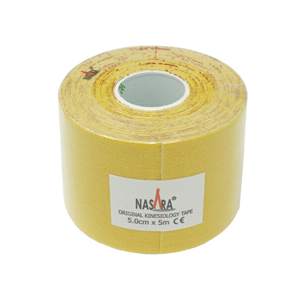 Nasara Kinesiology Tape 5cm x 5m Gelb