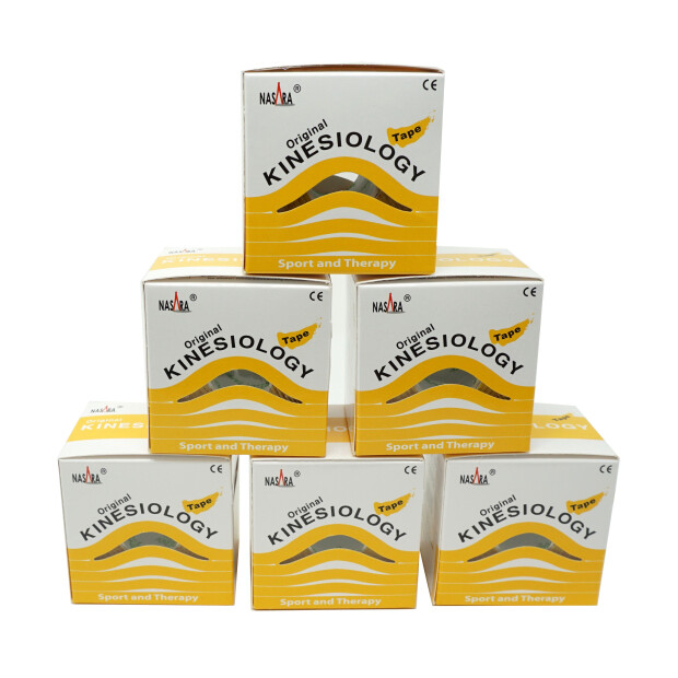 Nasara Kinesiology Tape 5cm x 5m Gelb
