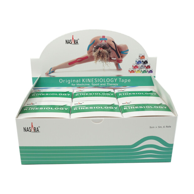 Nasara Kinesiology Tape 5cm x 5m Grün