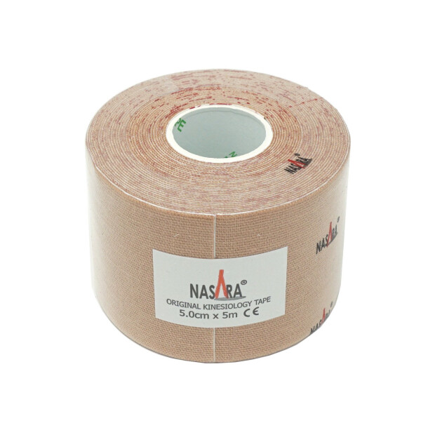 Nasara Kinesiology Tape 5cm x 5m Beige