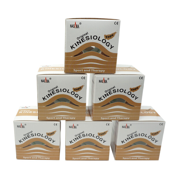 Nasara Kinesiology Tape 5cm x 5m Beige