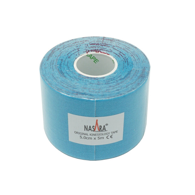 Nasara Kinesiology Tape 5cm x 5m Blau