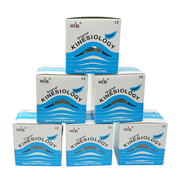 Nasara Kinesiology Tape 5cm x 5m Blau