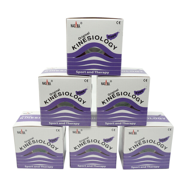 Nasara Kinesiology Tape 5cm x 5m Lila