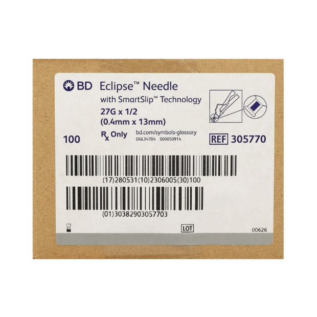 BD ECLIPSE SICHER K27G 1/2, 100 St.