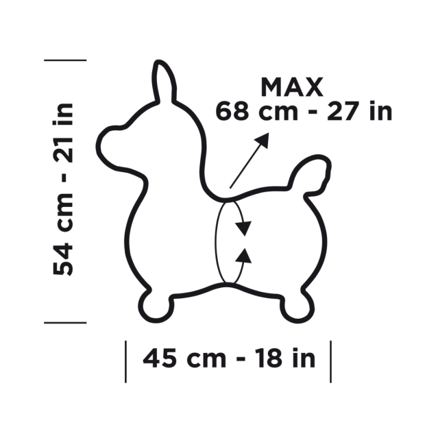 Gymnic Rody Hüpfpferd Grün