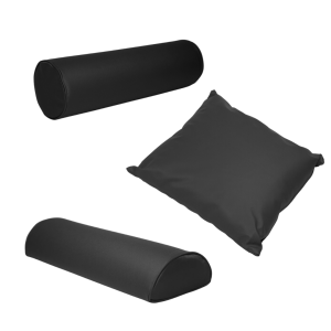 Abbildung: Lagerungskissen-Set, 3-tlg., Set 1, schwarz
