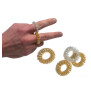 Abbildung: Finger-Massageringe, gold, 10 St.