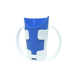 Abbildung: Becherhalter f&uuml;r Becher mit 2 Deckeln und...