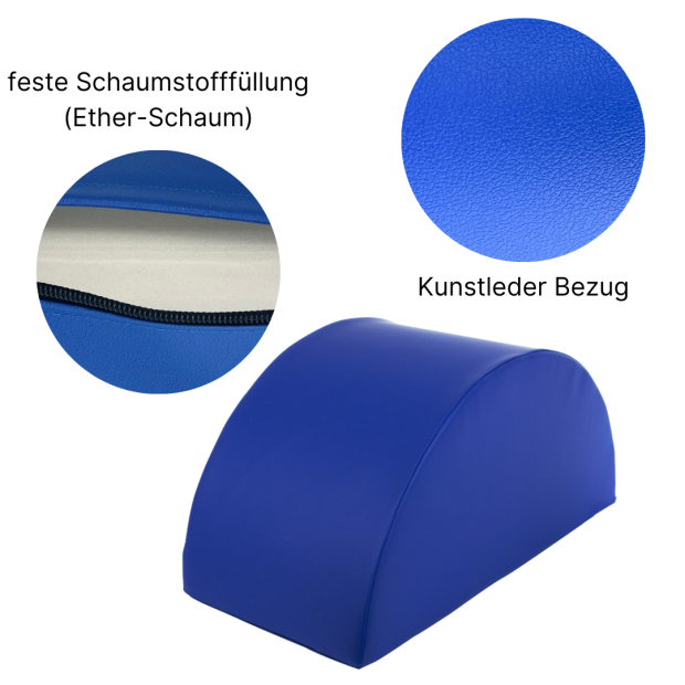 Halbmondkissen 85 x 40 x 40cm