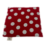 Kirschkernkissen 24x25cm rot/weiß - Theracozy®