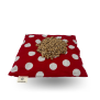 Kirschkernkissen 24x25cm rot/weiß - Theracozy®