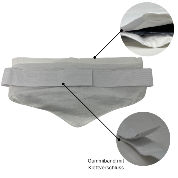 Naturmoor Beckenwärmer mit Gurt