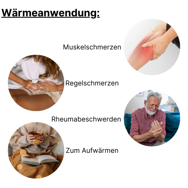 Naturmoor Beckenwärmer mit Gurt