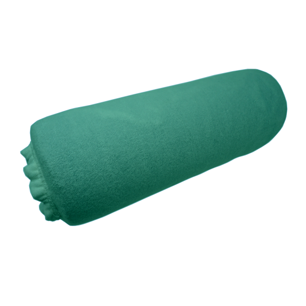 Bezug für Lagerungsrolle Frottee Länge 50cm Ø 12cm grün
