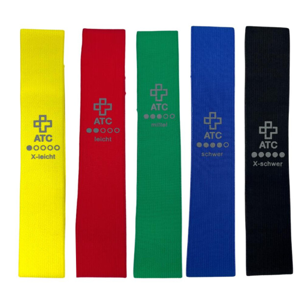 Fitness Loop Bänder aus Textil, 5er Set