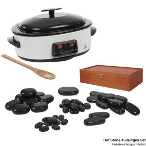 Hot Stone Set inkl. Wärmegerät klein und...