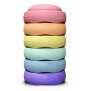 Stapelstein rainbow pastel gestalpelt