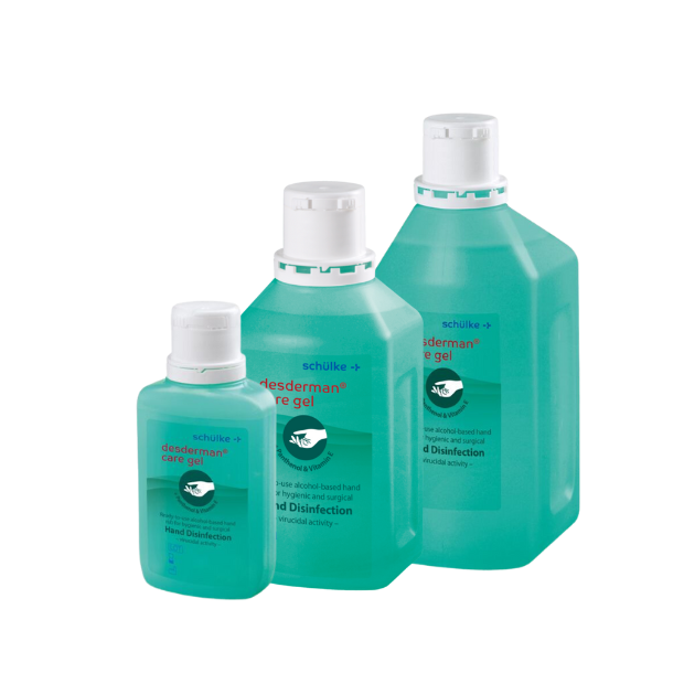 Detailaufnahme: Schülke desderman® care gel Händedesinfektion 1000 ml - Flasche