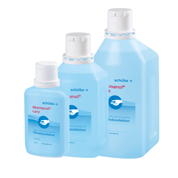 Detailaufnahme: Schülke desmanol® care Händedesinfektion 500 ml - Flasche