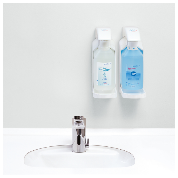Anwendungsbild: Schülke desmanol® care Händedesinfektion 1000 ml - Flasche