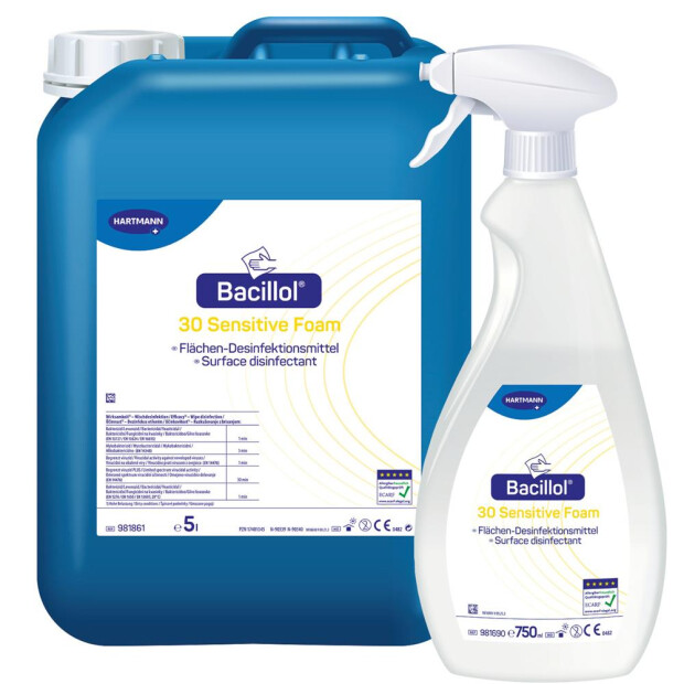 Bacillol 30 Sensitive Foam alle Varianten Abbildung