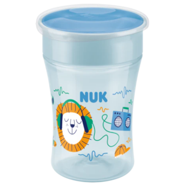 NUK Magic Cup 230 ml mit Trinkrand und Deckel Mint