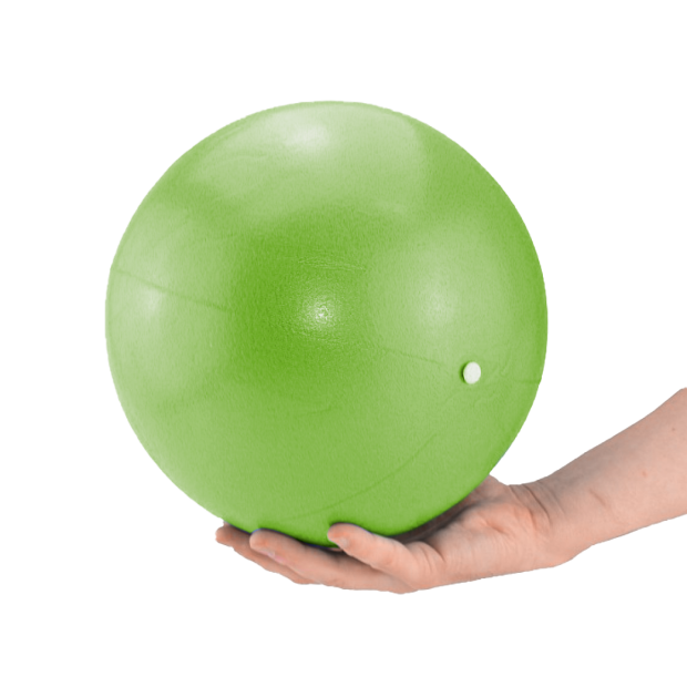 Abbildung: Soft Pilates & Yoga Ball Set 10 lindgrüne Bälle + Ballnetz