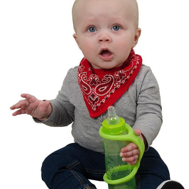 Detailaufnahme: Griffmanschette EazyHold Universal grün, Länge ca. 20,5 cm