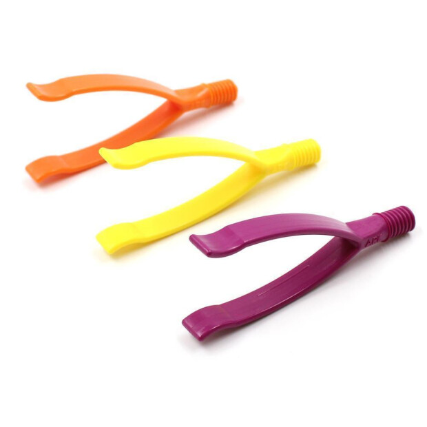 Mundmotroik Tool in der Logopädie. Als Aufsatz für ein Ark therapeutic Z-Vibe. Vibration und Lippernverschlussübungen.