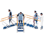 Plattform mit 3 Treppenstufen Ansicht (oben)