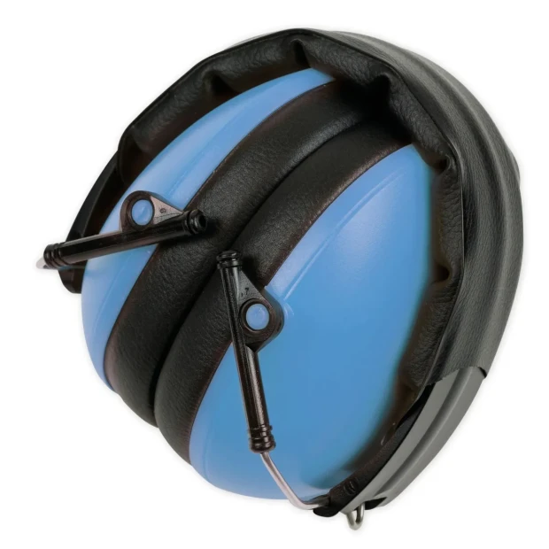 Gehörschutz für Kinder Auris Plus in Blau, Vorderansicht der Ohrkapseln