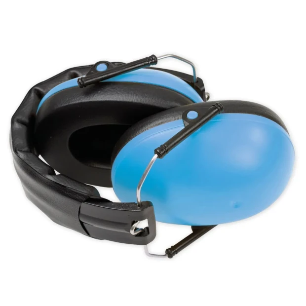 Gehörschutz für Kinder Auris Plus in Blau, schräg von oben gezeigt