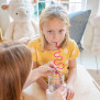 Einzelner lila Trinkhalm TalkTools® Straw #5 – mittlerer Schwierigkeitsgrad für Schlucktherapie