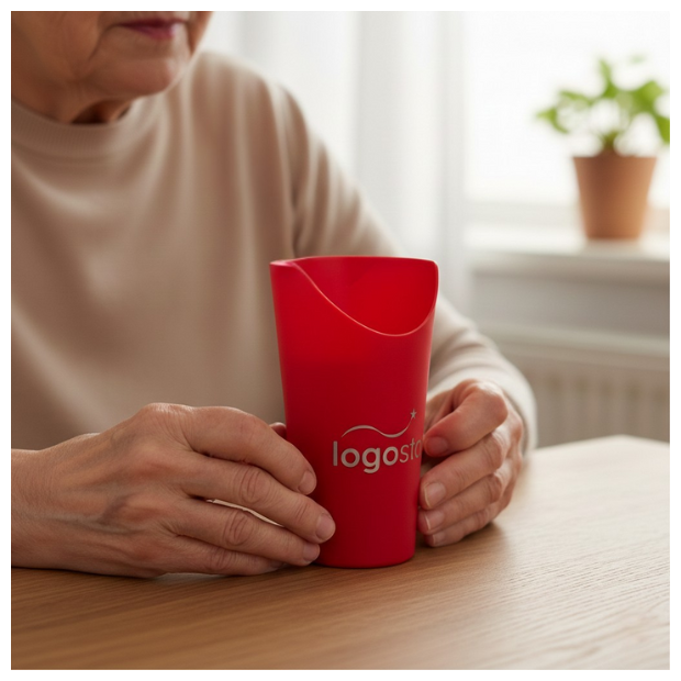 Logostar® Trinkbecher mit Nasenausschnitt Color