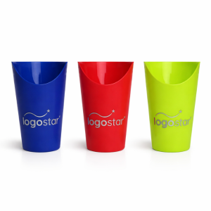 Logostar&reg; Trinkbecher mit Nasenausschnitt Color