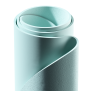 Nahaufnahme: Stapelstein® Mat light green eingerollt.