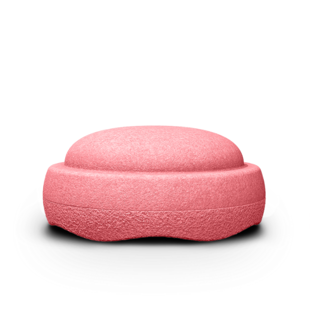 Stapelstein Original in Light Red – vielseitiges Bewegungselement zum Spielen, Sitzen und Balancieren.